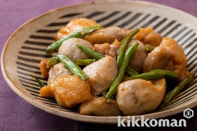 写真:鶏肉と里芋の照り焼き