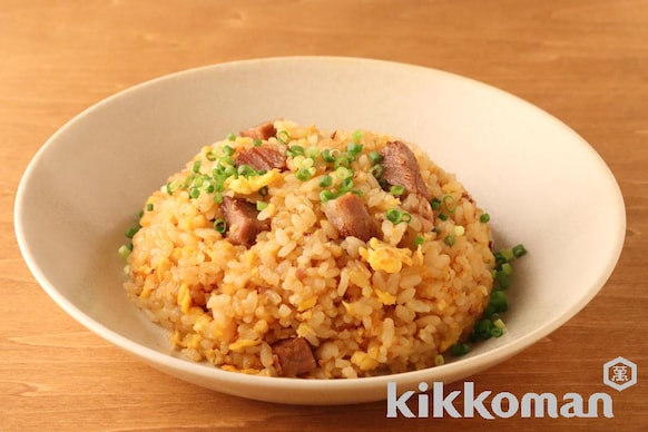 焼肉のたれで にんにくチャーハンのレシピ つくり方 キッコーマン ホームクッキング