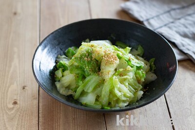 写真:だし解凍 キャベツのだしナムル