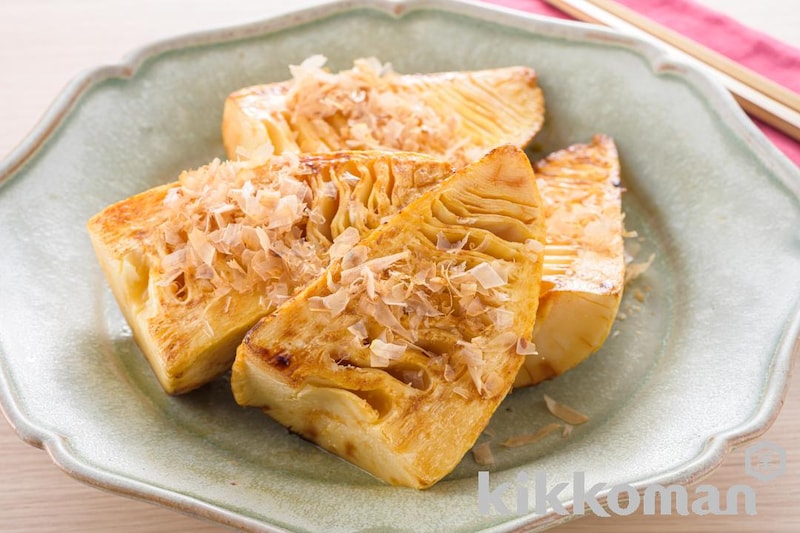 まるごとたけのこのしぼ生ステーキ【味つけは生しょうゆだけ】