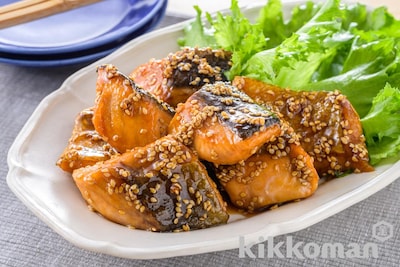 写真:鮭ゴマ照り焼き