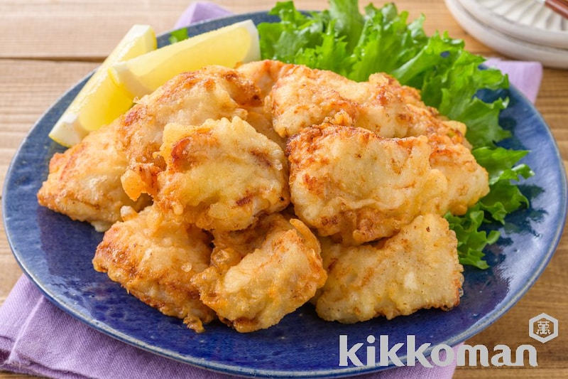 サクサク鶏天・とり天【鶏むね肉を簡単な衣で】