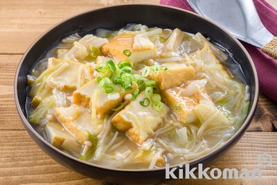 写真:厚揚げとえのきのとろみ煮