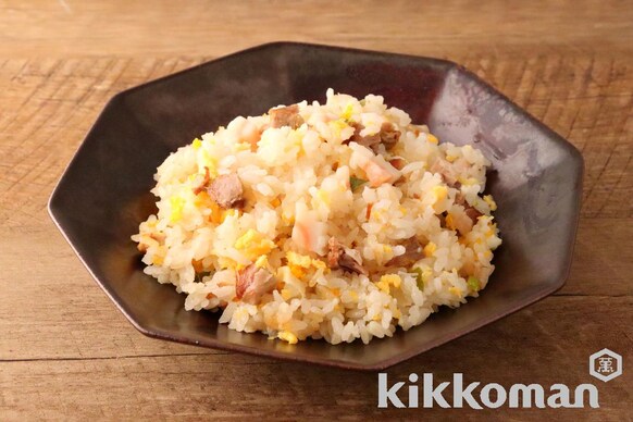 炊飯器でパラパラ炒飯のレシピ つくり方 キッコーマン ホームクッキング