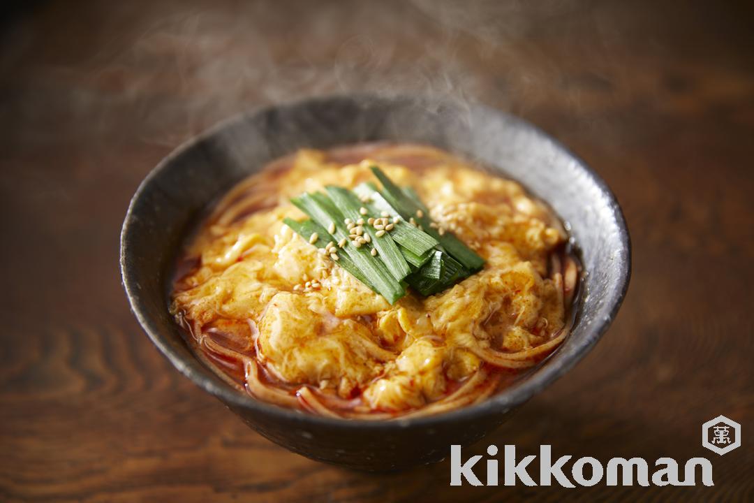 大豆麺 かきたまチゲ風のレシピ・つくり方 | キッコーマン | ホームクッキング