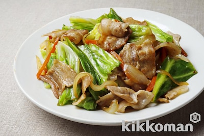 写真:肉野菜炒め(基本の和食、おうちの和ごはん)