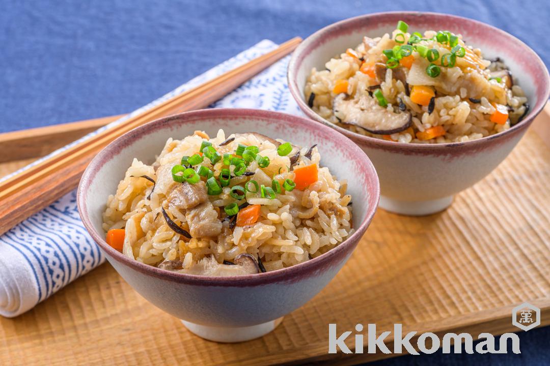 うま味たっぷり！ジューシー炊き込みごはん（減塩レシピ）（沖縄県のご当地メニュー）