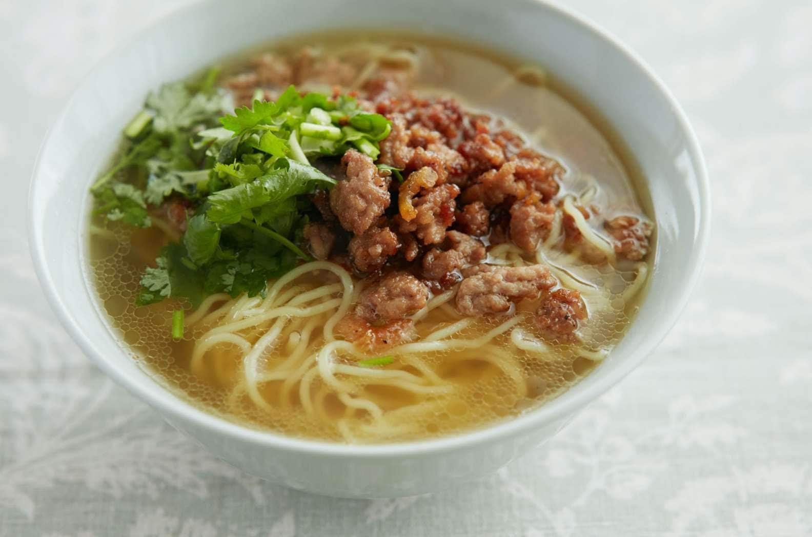 写真：台南風肉そぼろラーメン