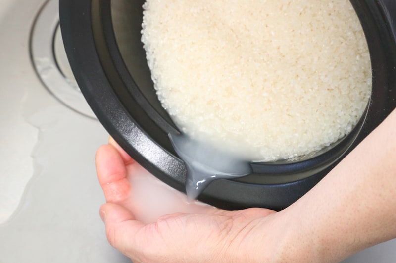 すぐに水を捨てる
