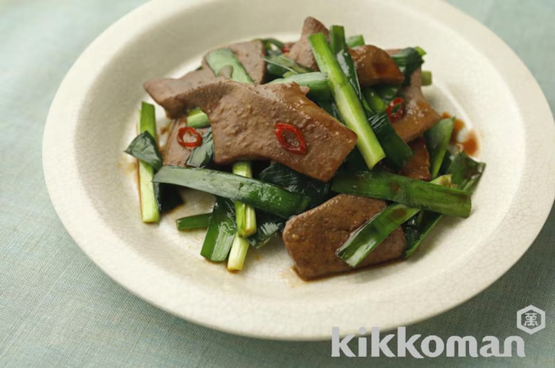 写真：簡単レバにら炒め