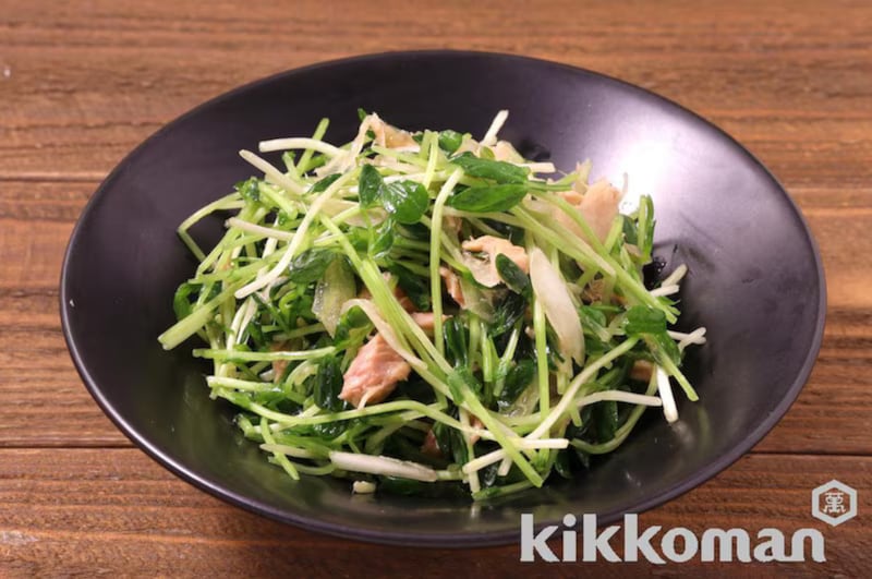 写真：豆苗とツナのサラダ