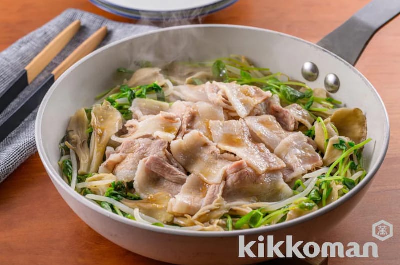 写真：ワンパンで！やみつき豆苗おかず鍋