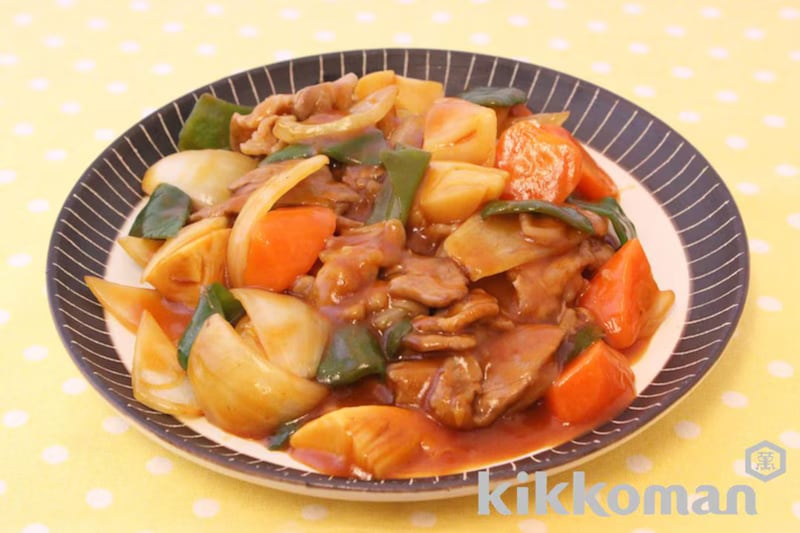 写真：揚げない酢豚