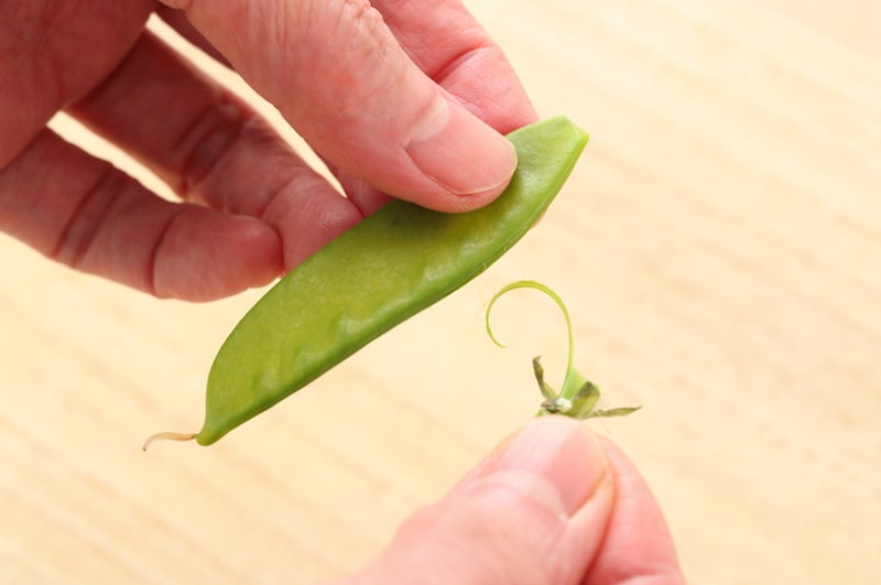 写真：小さいサイズのさやえんどう(1)