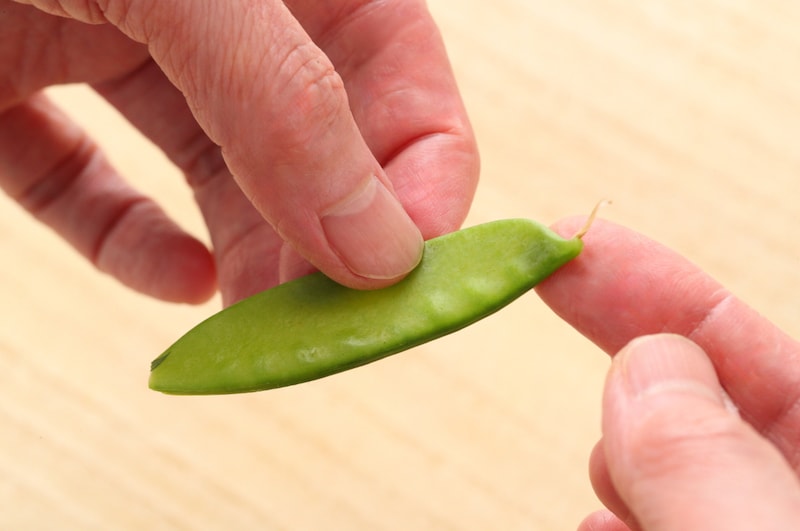 写真：小さいサイズのさやえんどう(2)