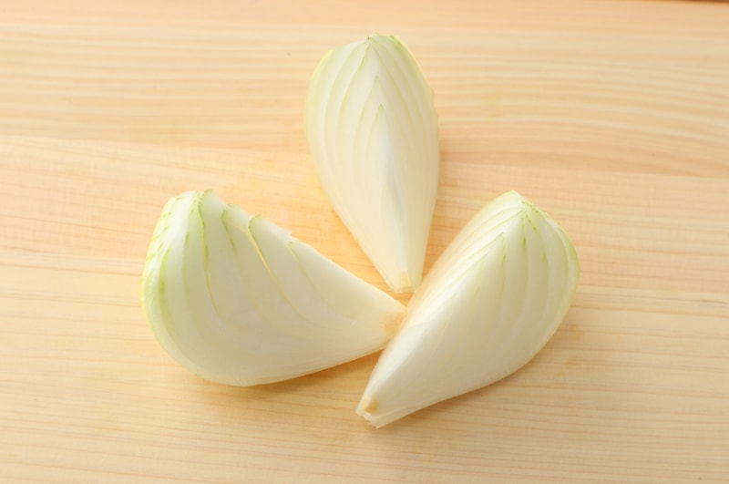 写真：6等分のくし形切り