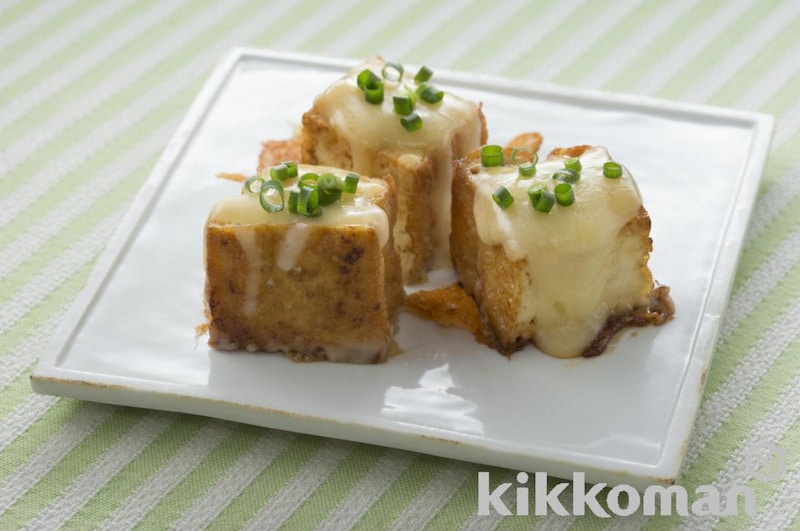 写真：厚揚げとチーズのさっと焼き