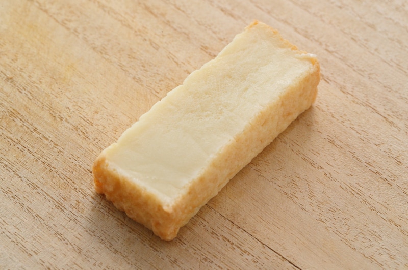 写真：電子レンジで解凍した厚揚げ