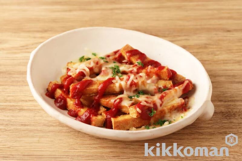 写真：厚揚げのチーズ焼き　フライドポテト風