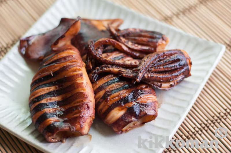 写真：屋台のいか焼き