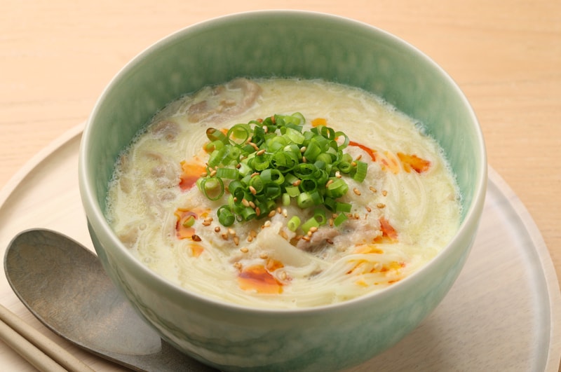 写真：豆乳しょうがにゅうめん