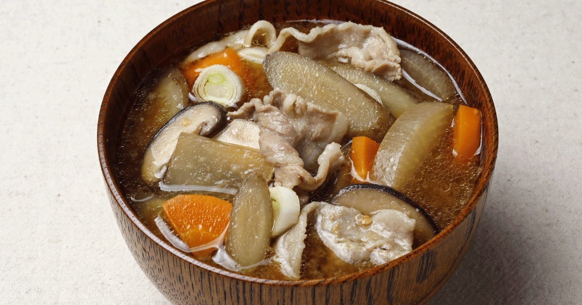 基本の豚汁のレシピ･つくり方【だし汁いらずで簡単】 - キッコーマン 基本の和食、おうちの和ごはん | キッコーマン | ホームクッキング