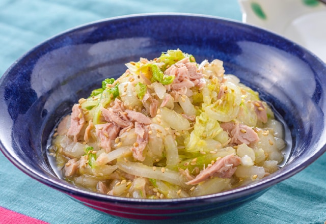 白菜とツナのやみつきナムル