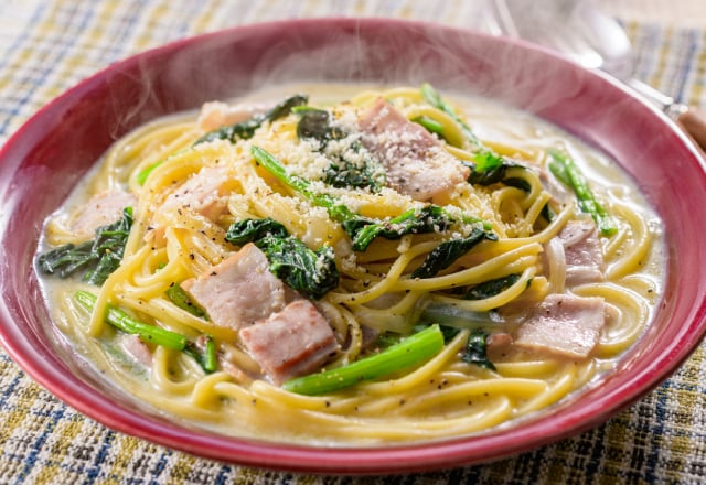 ピリッと辛い！冷やし豆乳担々うどん