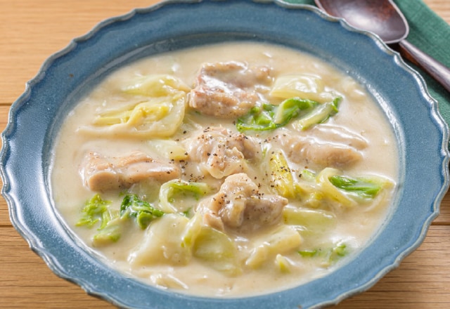 鶏肉と白菜のクリーム煮