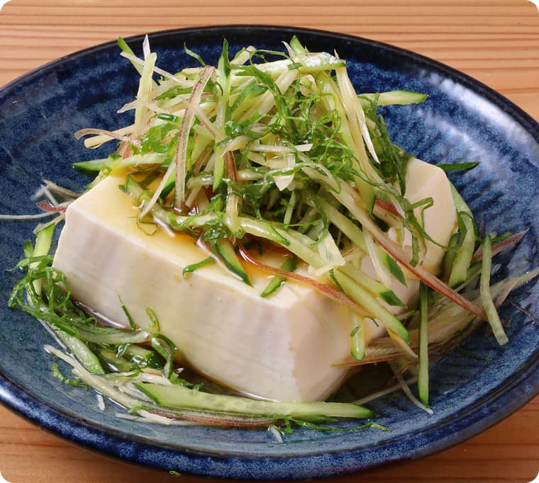 薬味たっぷり冷奴