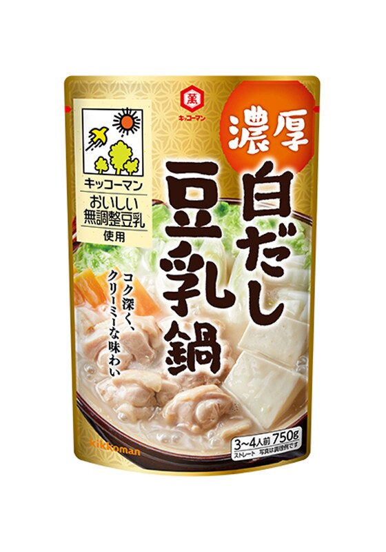 キッコーマン　濃厚白だし豆乳鍋