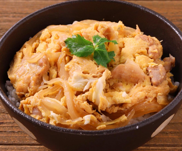 レンジで簡単!親子丼