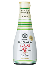 塩分ひかえめ　丸大豆生しょうゆ200ml