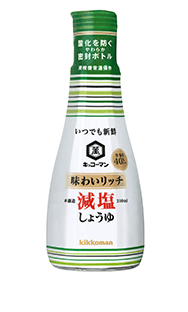 味わいリッチ　減塩しょうゆ200ml