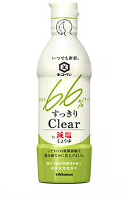 いつでも新鮮 すっきりClear by減塩しょうゆ 450mll