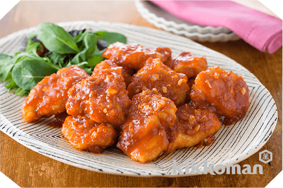 焼肉のたれで!鶏チリ