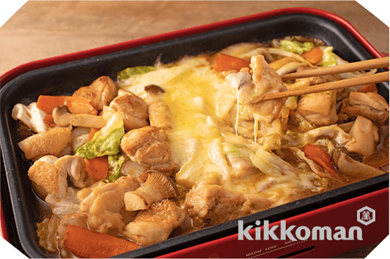 ホットプレートで
チーズタッカルビ