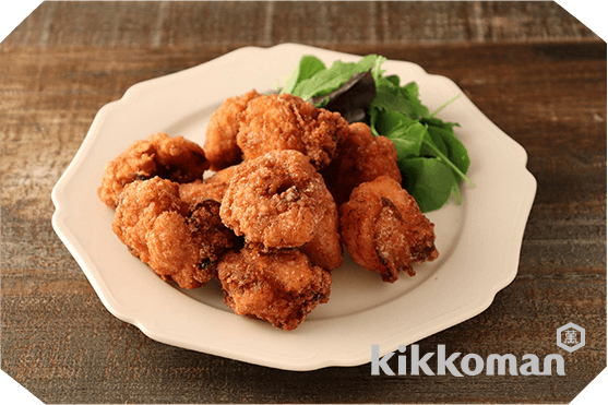 焼肉のたれで!
コク甘から揚げ