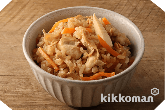焼肉のたれで!
炊き込みご飯