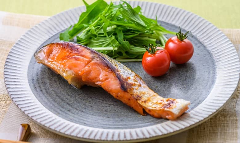 塩鮭のみりん漬け焼き