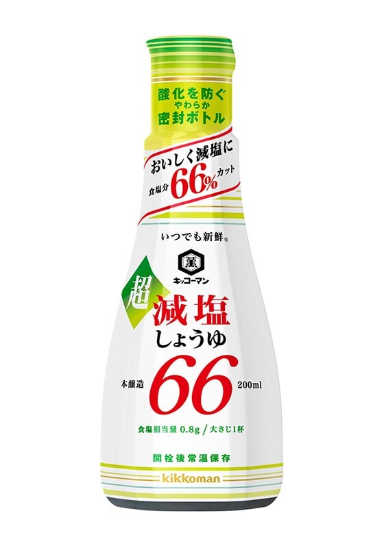 キッコーマン　いつでも新鮮　超減塩しょうゆ　食塩分６６％カット　卓上ボトル