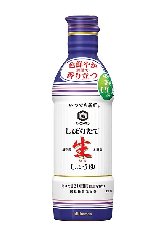 キッコーマン　いつでも新鮮　しぼりたて生しょうゆ　４５０ＭＬ