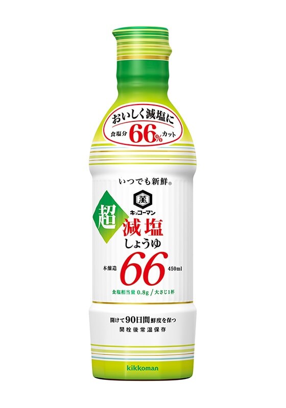 キッコーマン　いつでも新鮮　超減塩しょうゆ　食塩分６６％カット